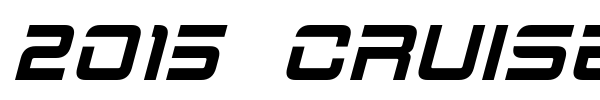 2015 Cruiser font preview